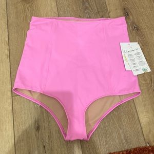 Kortni Jeane ultra high rise medium bottoms hot pink